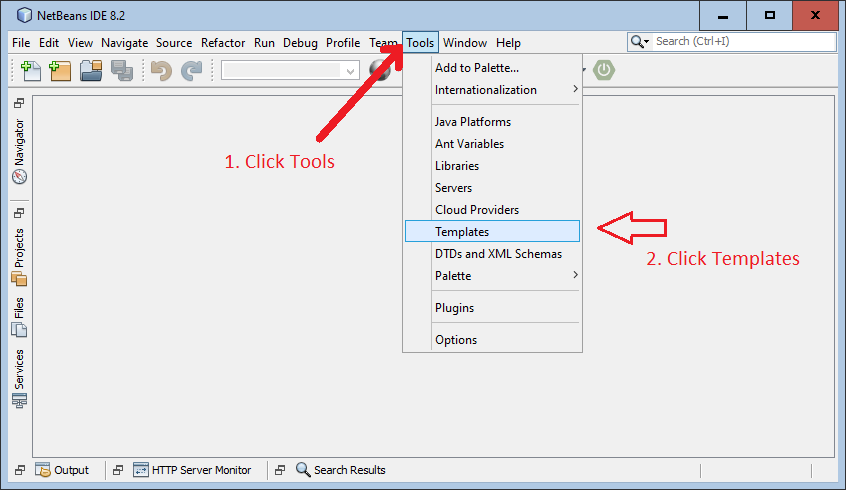 Setting Java File Template in NetBeans | Fariz Fadian
