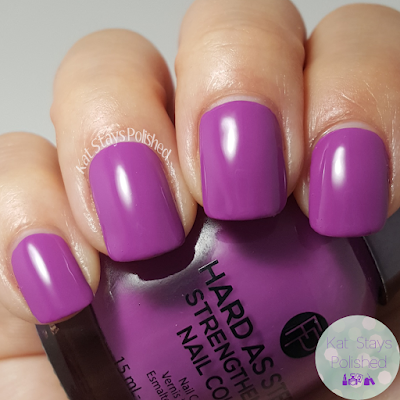 FingerPaints Hard As Steel - Lavender Brushstrokes | Kat Stays Polished