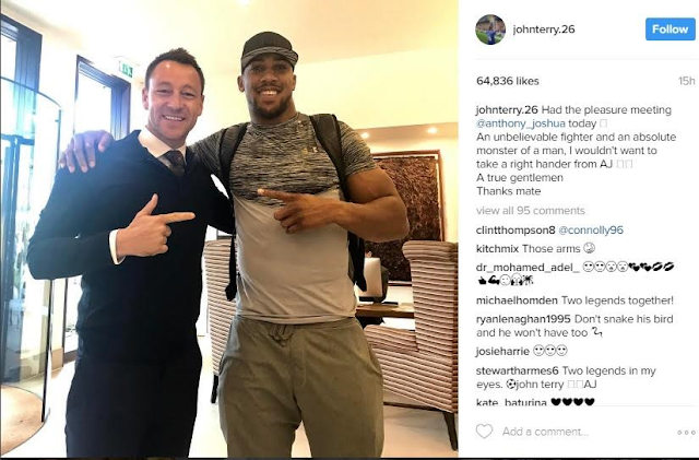 2a John Terry meets up with Anthony Joshua ahead of his mega fight with Wladimir Klitschko