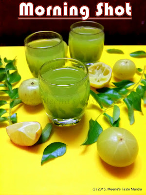 Morning Shot - Amla | Curry Leaves | Lemon - Juice