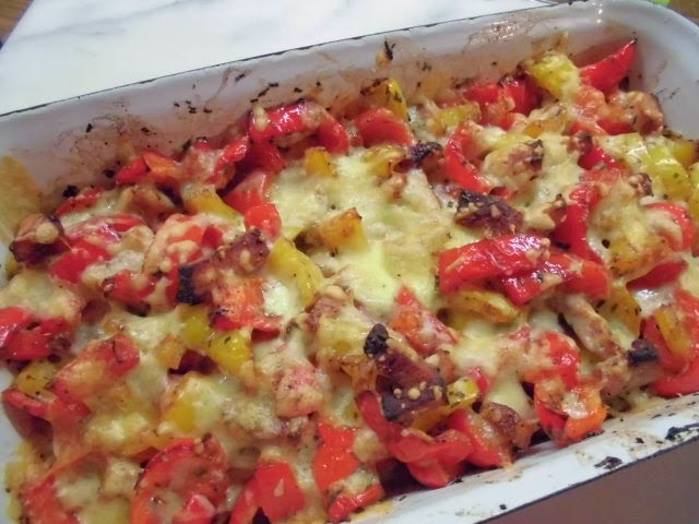 Küchentheater: Gratiniertes Kasseler-Paprika-Geschnetzeltes zu ...