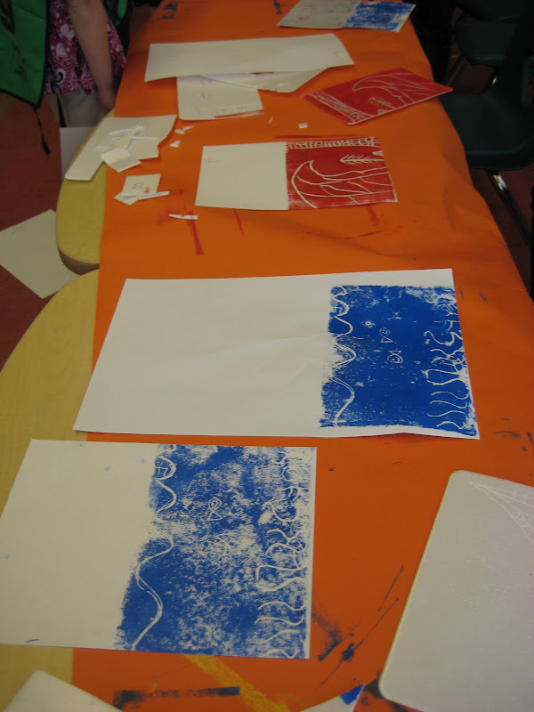 Ms. Liebel's Classroom Scratch Foam Art