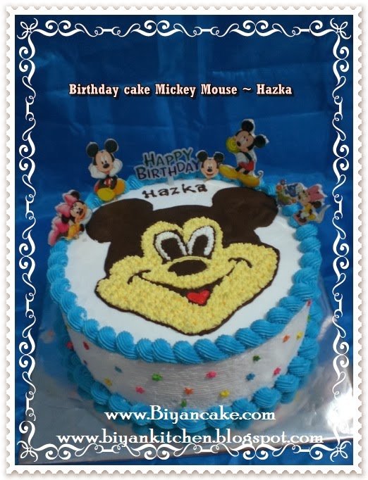 BIyanCakes PEsan cake kartun di bekasi Cake Mickey mouse Hazka