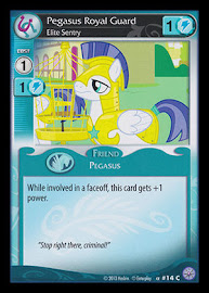 My Little Pony Pegasus Royal Guard, Elite Sentry Premiere CCG Card