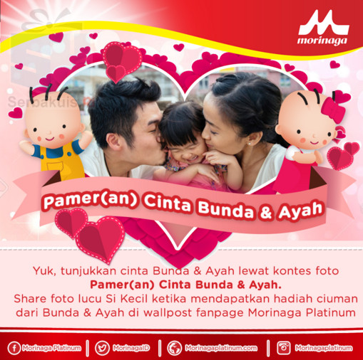 Kontes Bunda Katakan Cinta Berhadiah 6 Paket Eksklusif Morinaga Kontes Bunda Katakan Cinta Berhadiah 6 Paket Eksklusif Morinaga