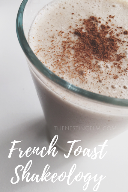 Must try French Toast shake/smoothie- so delicious - love shakeology! from The Nesting Elm. Must try French Toast shake/smoothie- so delicious - love shakeology! from The Nesting Elm.