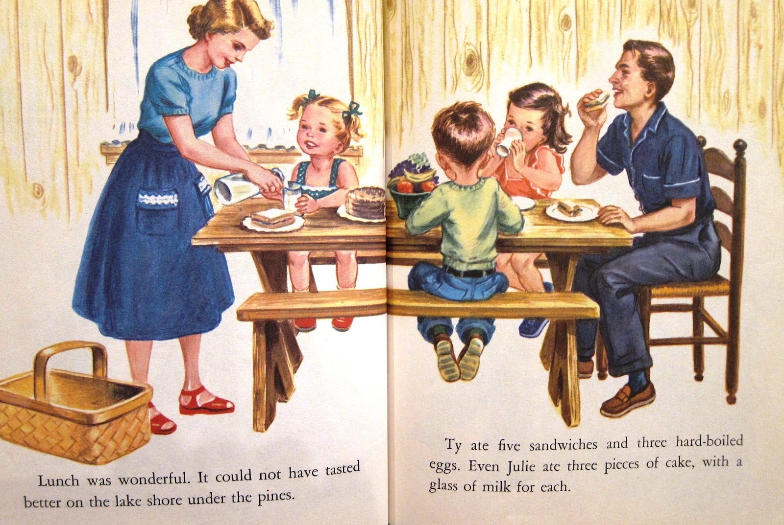 The Art of Children's Picture Books Food in Vintage Children's Books