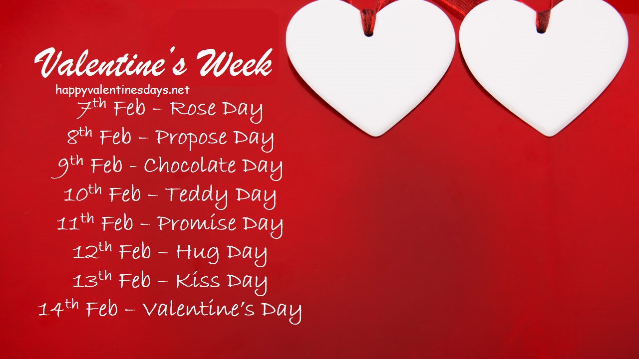 Featured image of post February 7 To 14 Days List - Generally valentine&#039;s day is the main event among the chain of events that occur from february 7th and lasts about a valentine week ending with the 14th feb let us check the valentine week list 2021 in details.