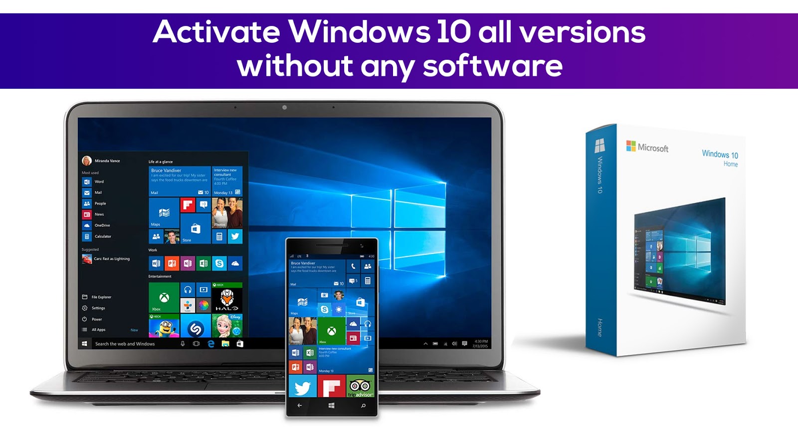 How to activate Windows 10 all versions without any software Dr. Creative
