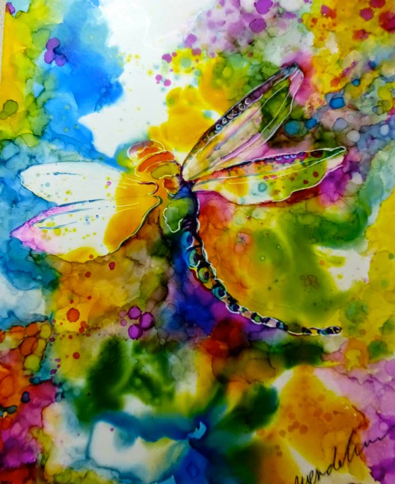 How to Paint with Alcohol Inks, by Wendy Videlock: How to Paint with ...