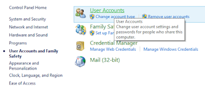 Acount di Windows 8