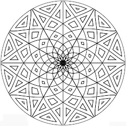 trippy coloring pages geometric patterns cool printable designs drawings simple pattern drawing mandala adult psychedelic colouring sheets adults awesome fun