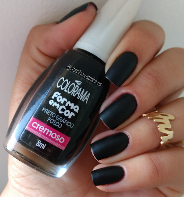 Preto gráfico fosco colorama Preto gráfico fosco colorama