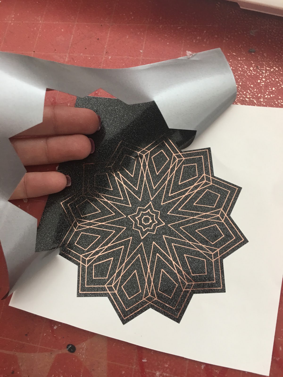 How to Foil on a Vinyl Decal with Silhouette and Foil Quill