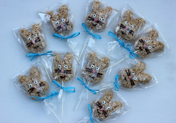 Rice Krispies Bunny Pops for Easter