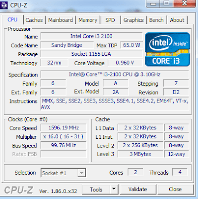 CPU Z: one of the best small but useful applications