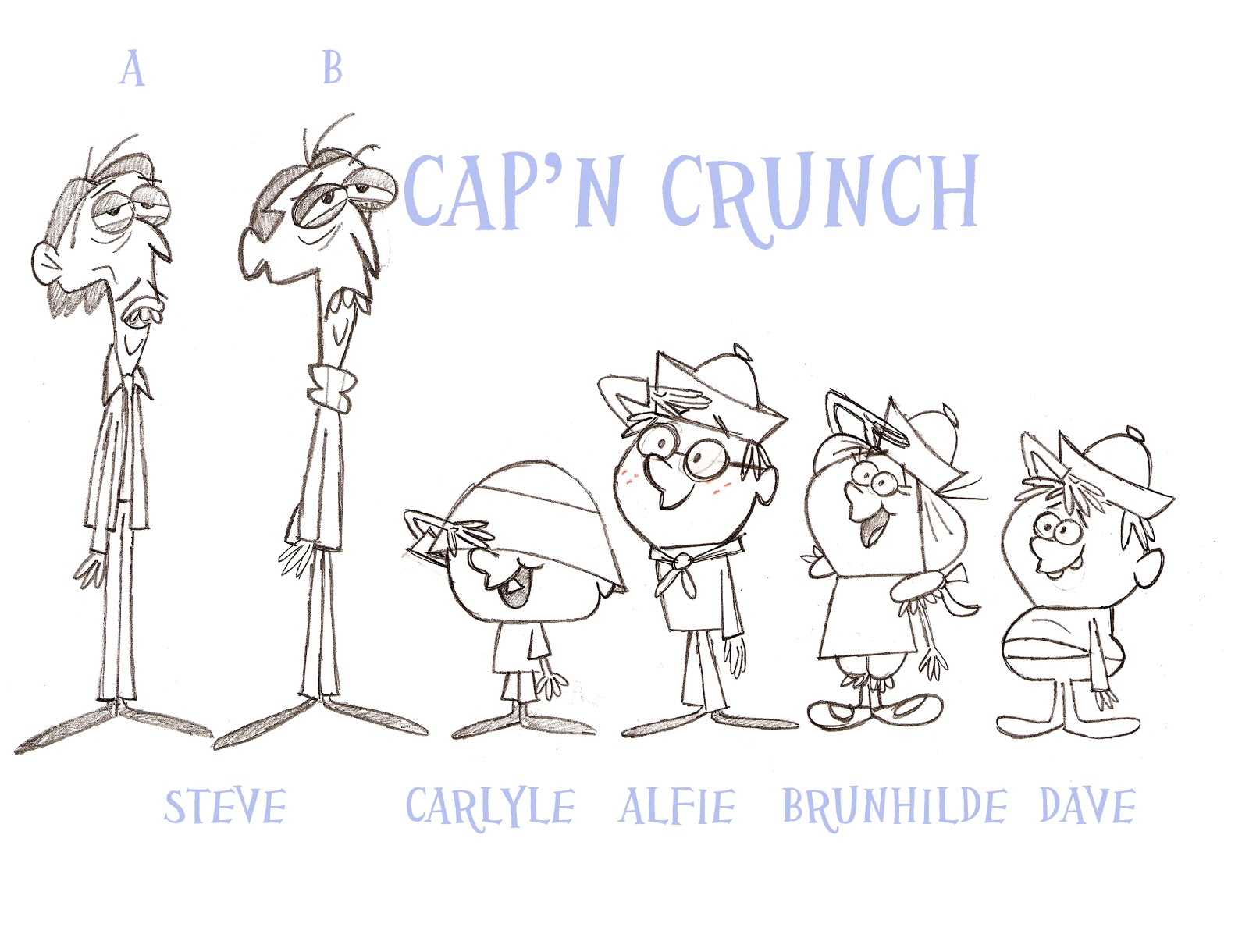 Some concept designs for a Cap'n Crunch commercial I had just complete...