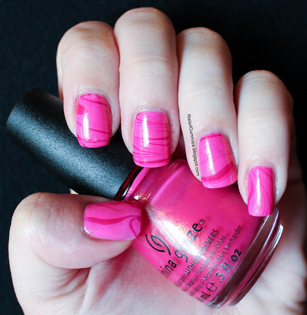 Polish Us Pink Breast Cancer Awareness Watermarble