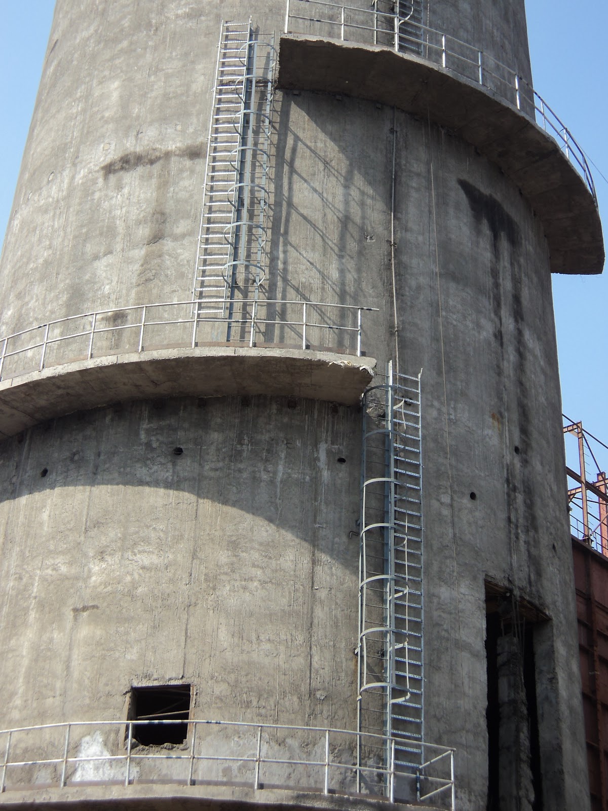 RCC CHIMNEY ELECTRICAL WORK