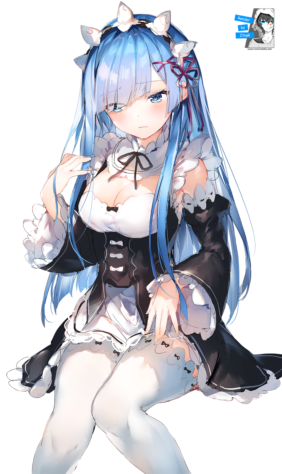 Render Rem LONG HAIR