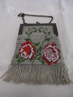 Wexford General Store: Antique Beaded Purse, Rose Design