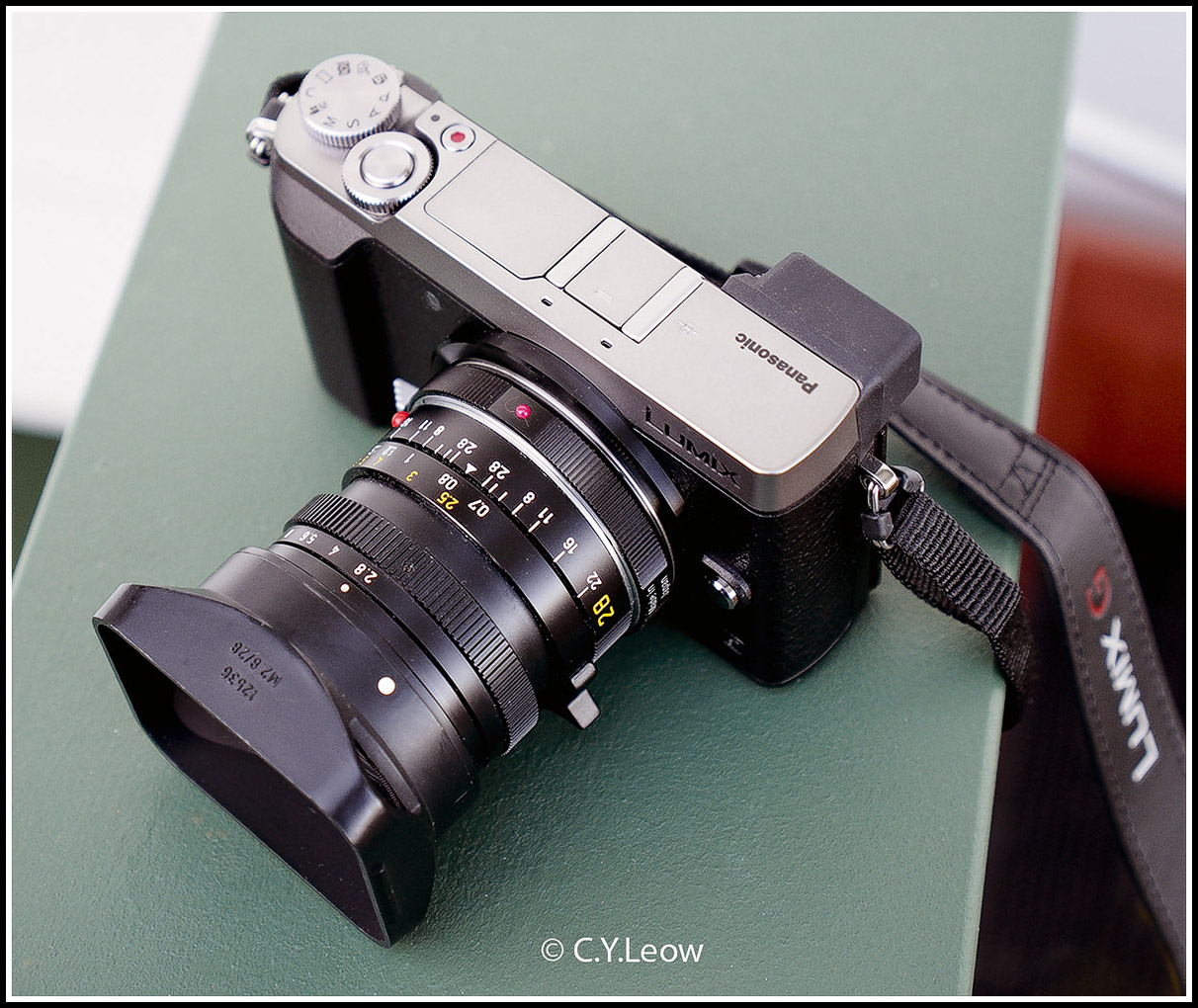 Man Behind Lens LUMIX GX85 with MF PRIME LENS