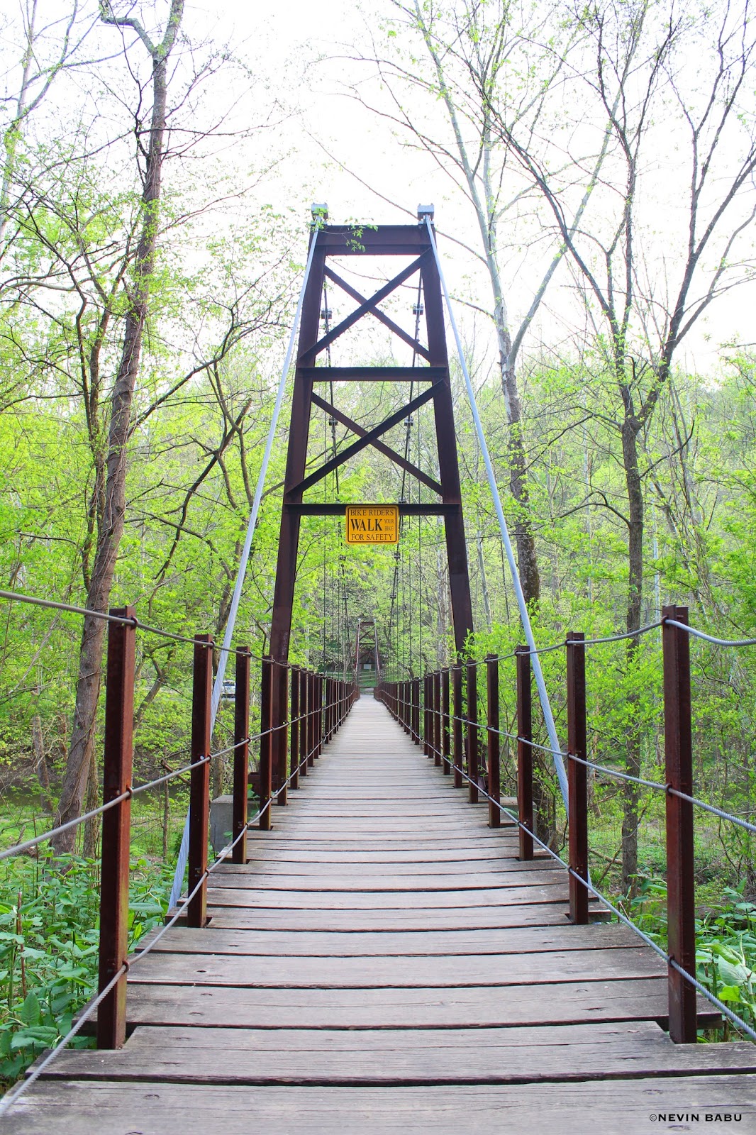 Swinging Bridge At Patapsco Valley State Park Through The Lens