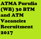 ATMA Purulia 30 Manager Vacancies Recruitment 2017