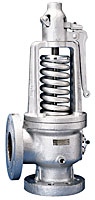 Pressure relief valve spring loaded