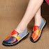 Split Joint Closed Toe Low Heel Shoes