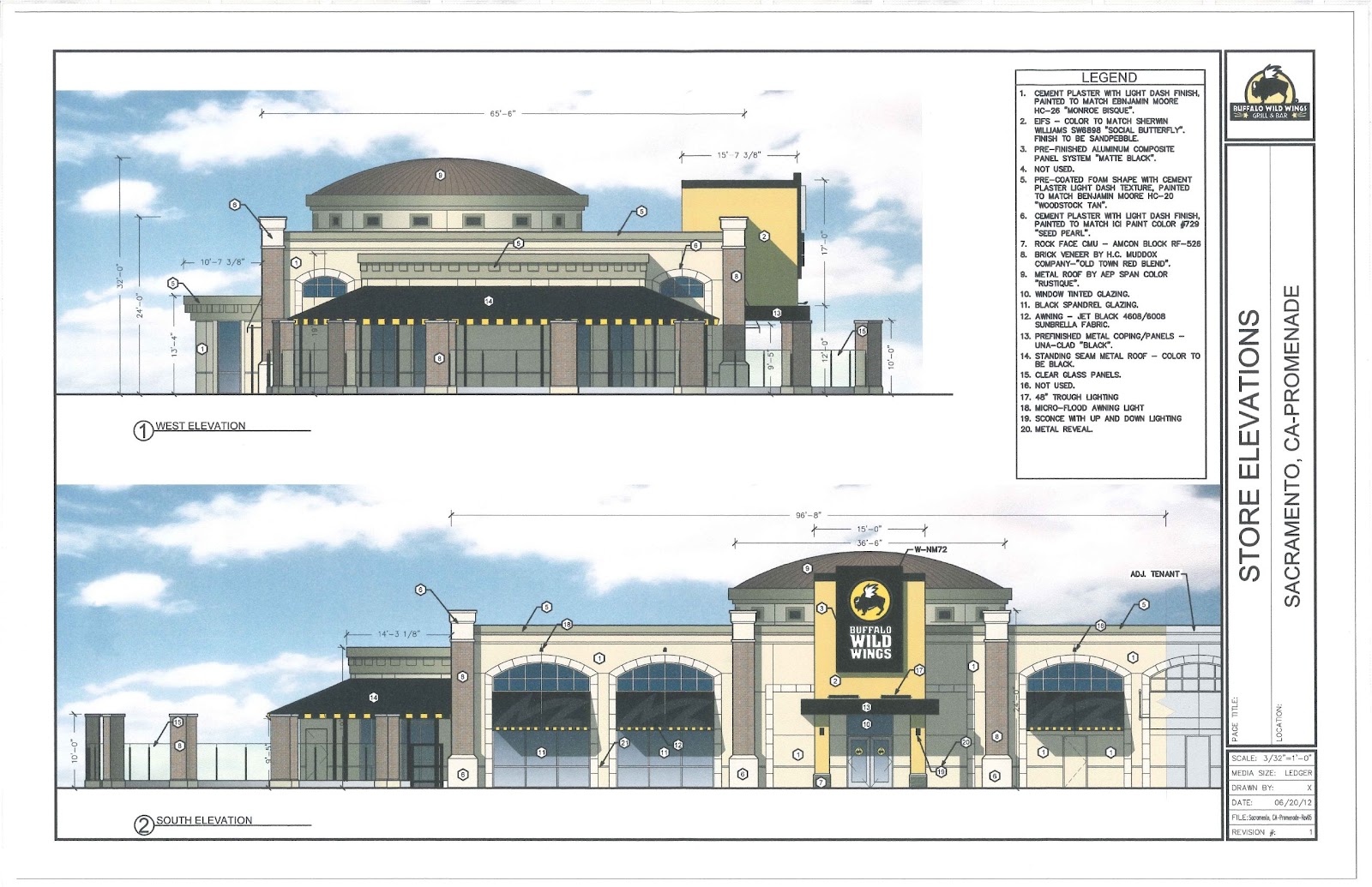 Natomas, CA Buffalo Wild Wings Submits Plans For Old