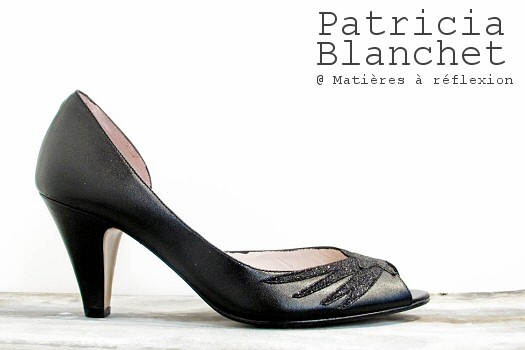 Patricia Blanchet escarpins Bandini noir