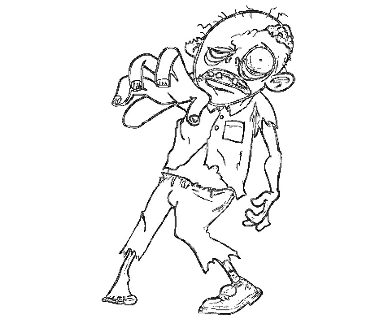 walking dead zombies coloring pages - photo #14