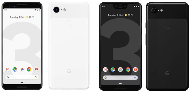 Google Pixel 3 and Pixel 3 XL Price and full Specification.