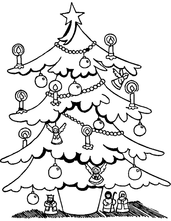 Imagenes Dibujos De Navidad Arboles