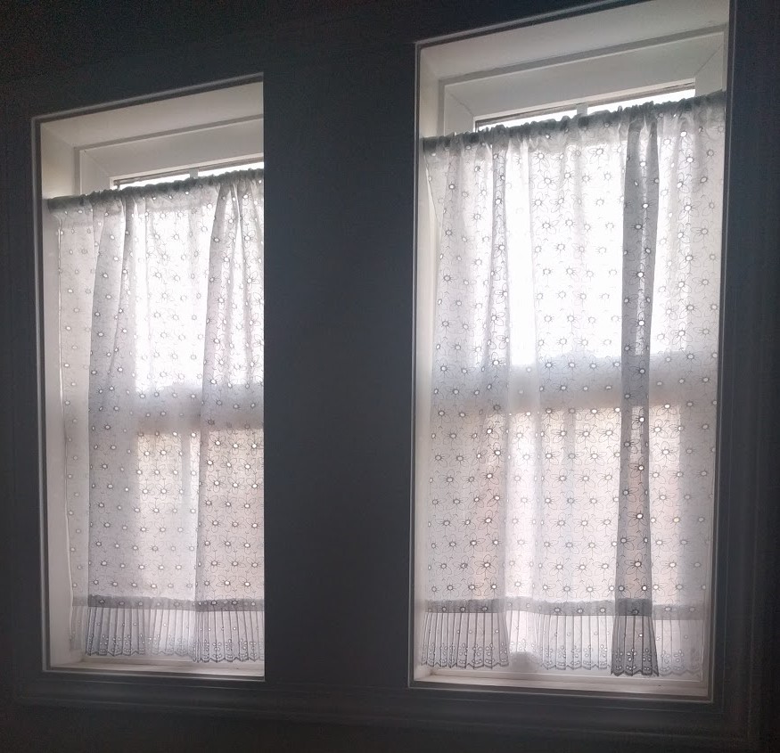 Sara Sewing Curtains!