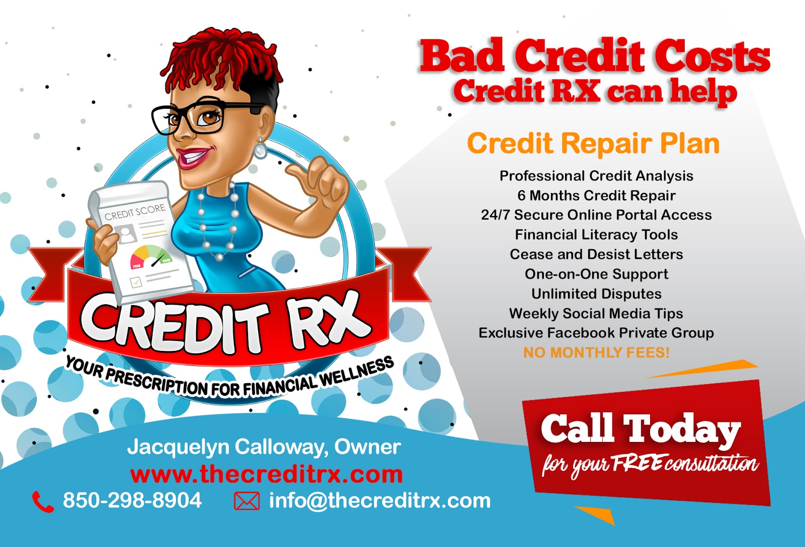 Cure your Bad Credit Pains with @TheCreditRX . #ad - Babushka's Baile