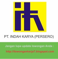 Lowongan Kerja BUMN PT Indah Karya