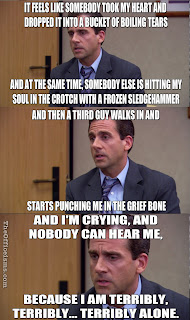 Michael Scott The Office Meme Funny Quote Grief Counseling Bucket Of Boiling Tears Michael Scott The Office Meme Funny Quote Grief Counseling Bucket Of Boiling Tears