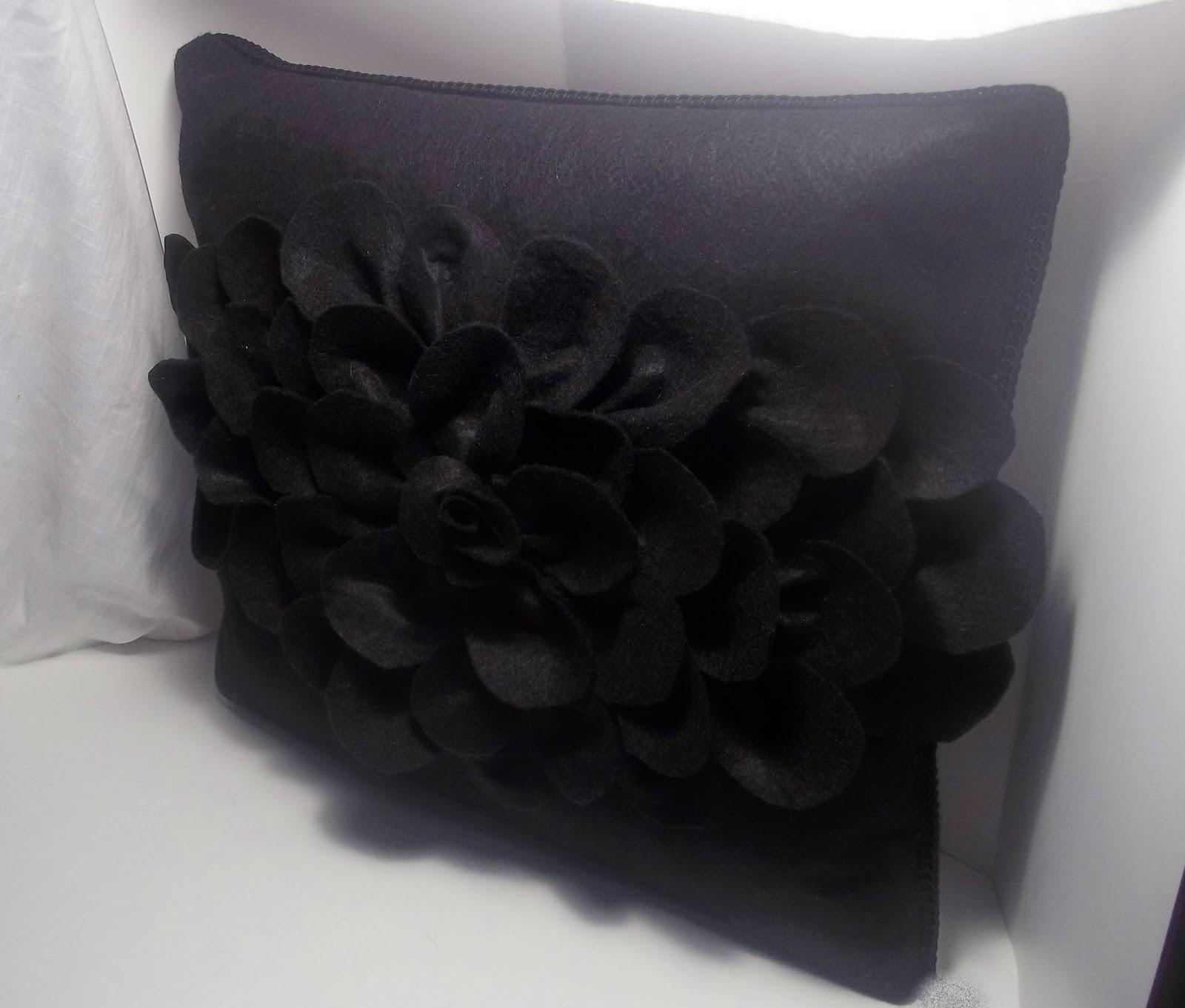 ZGallerie Inspired Felt Rosette Pillow
