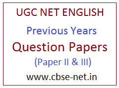 Ugc net previous papers for english