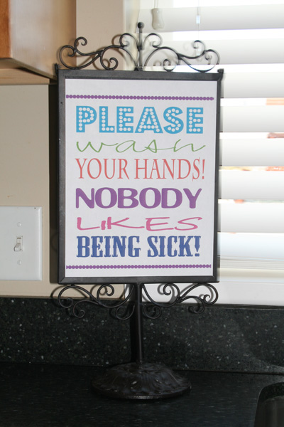 Evening Birdsong Wash Your Hands Printable
