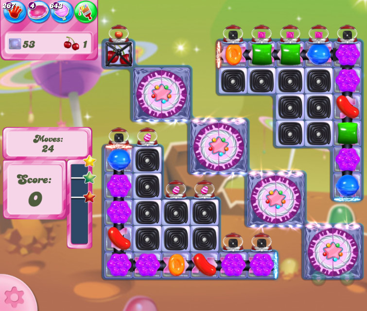 Candy Crush Saga level 2645 Candy Crush Saga level 2645