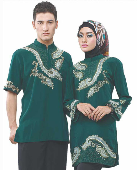 baju batik muslim