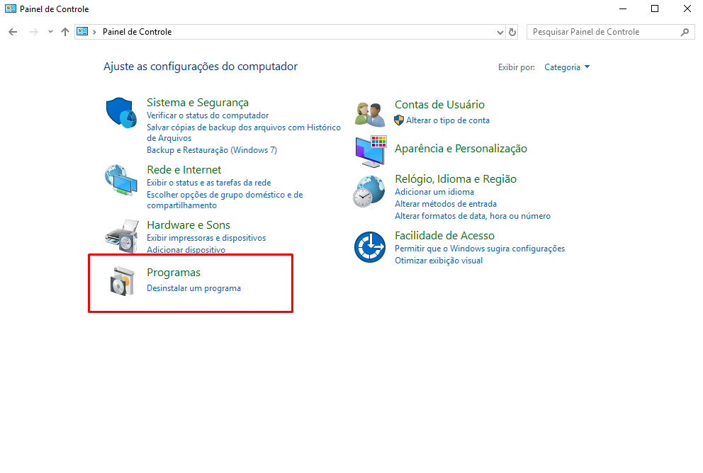 painel de controle programas windows 10 painel de controle programas windows 10