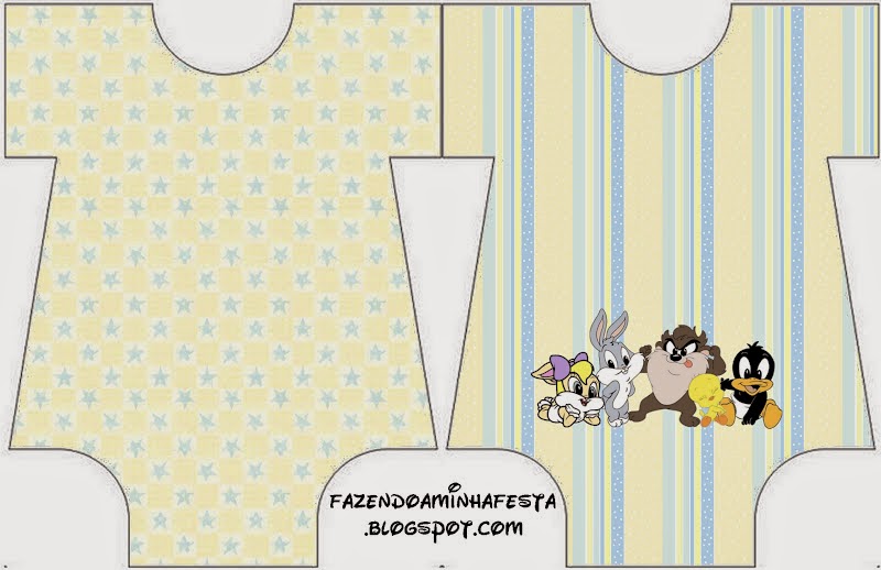 Looney Tunes Babies: Free Printable Invitations. | Oh My Baby!