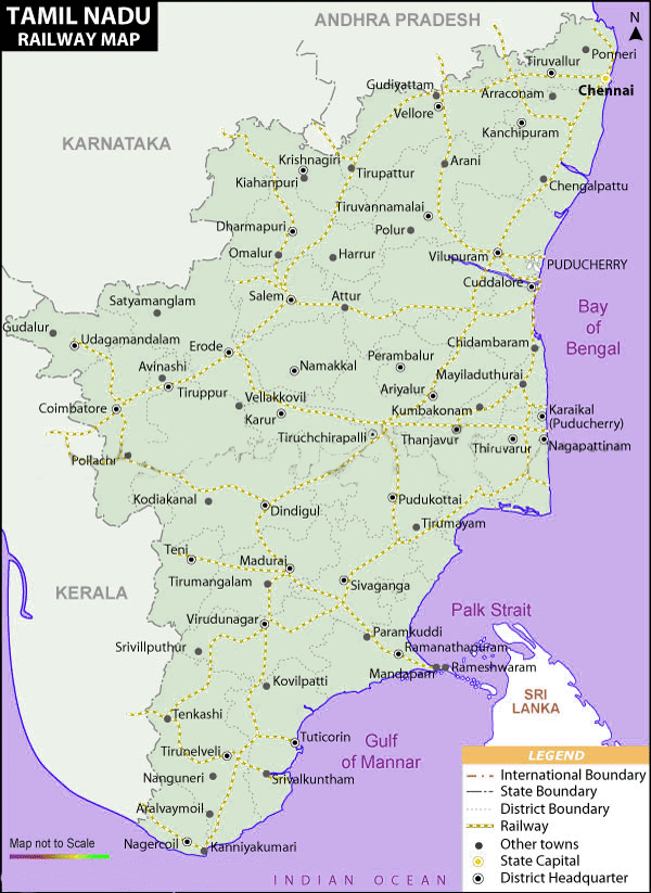 RailMapindia Tamilnadurailwaymap