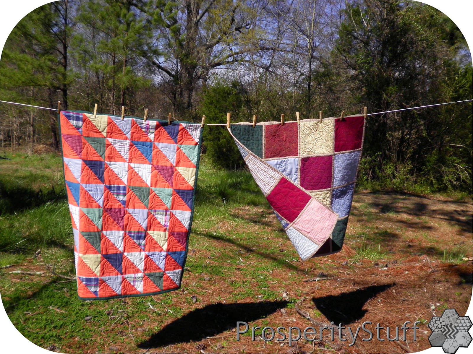 ProsperityStuff Quilts Two Little Quilts for Two Little Guys