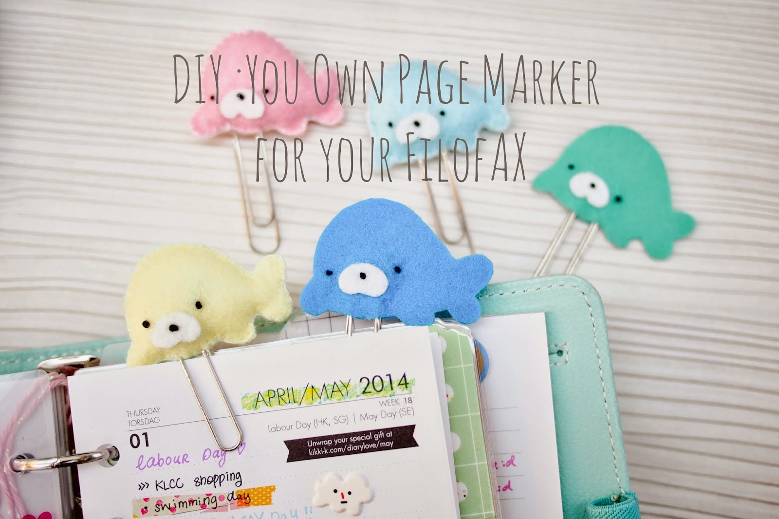 Happiness is Scrappy: Planner  How To Make Page Marker for Your