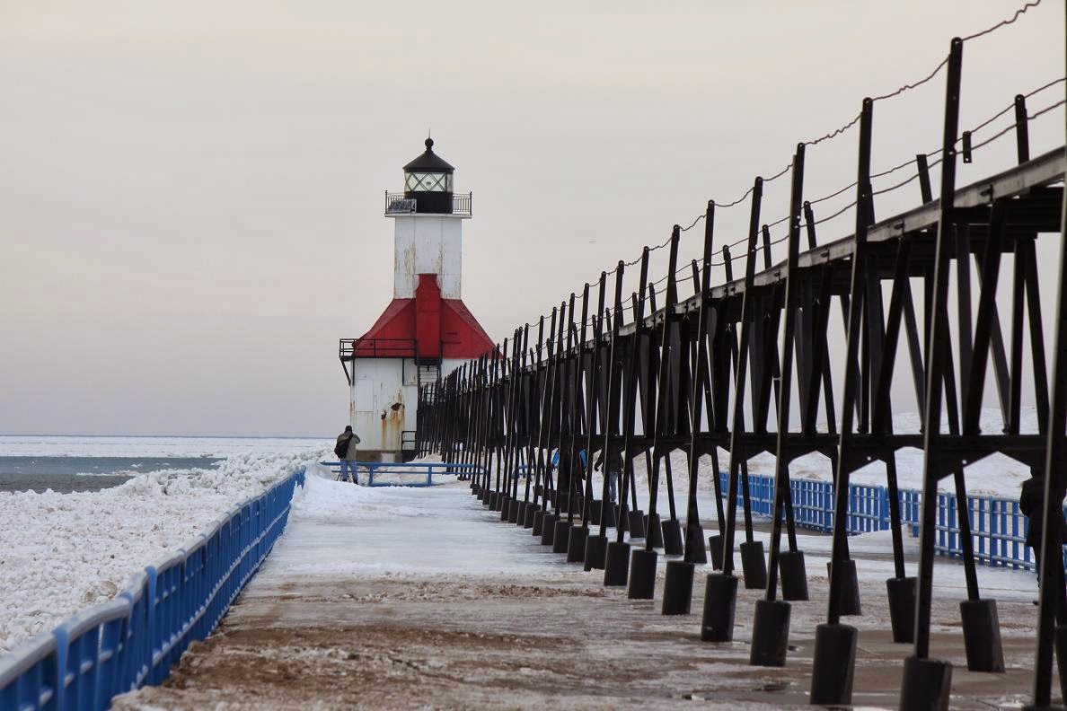 Michigan Exposures The St. Joseph Lighthouse in Winter